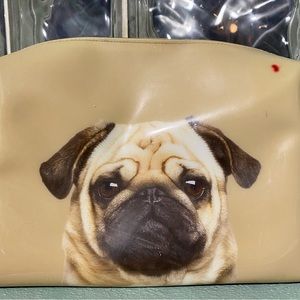 Pug cosmetic bag